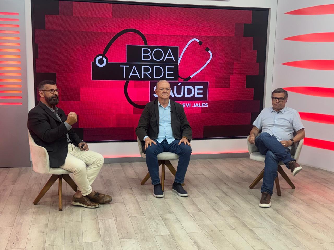 Dr. Kleber Luz no programa Boa Tarde Saúde na Band RN